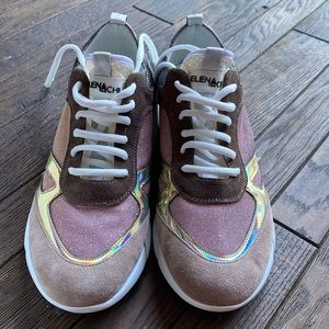 Elena Iachi sparkle sneakers (new with box)